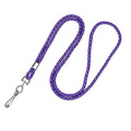 1/8" Round Blank Non-Breakaway Lanyards, Metallic Colors